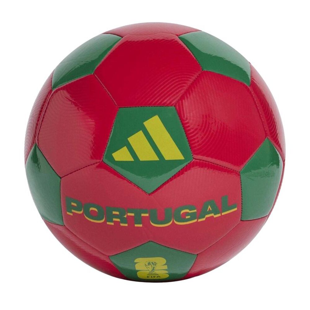 Adidas Panelled Soccer Ball / Red/Green/Yellow